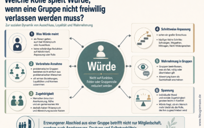 Welche Rolle spielt Würde, wenn eine Gruppe nicht freiwillig verlassen werden muss?